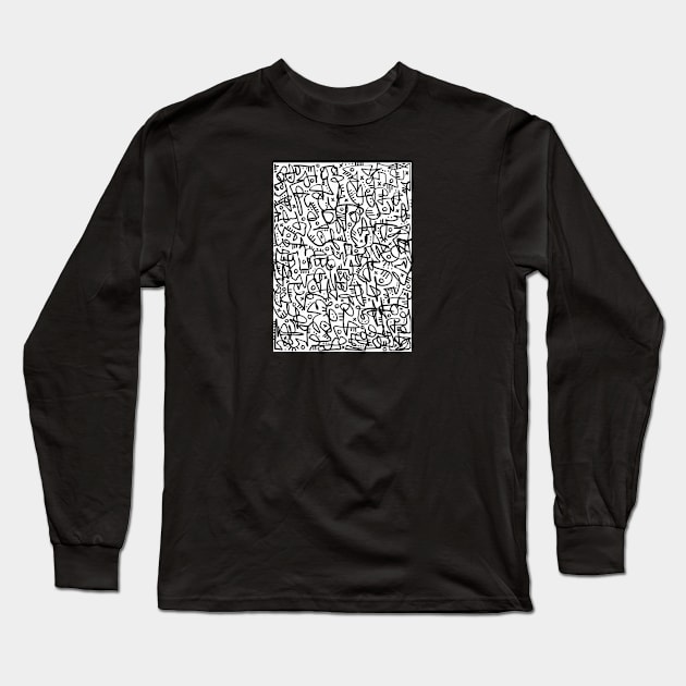 Matrix of the Unconscious Long Sleeve T-Shirt by Juba Art